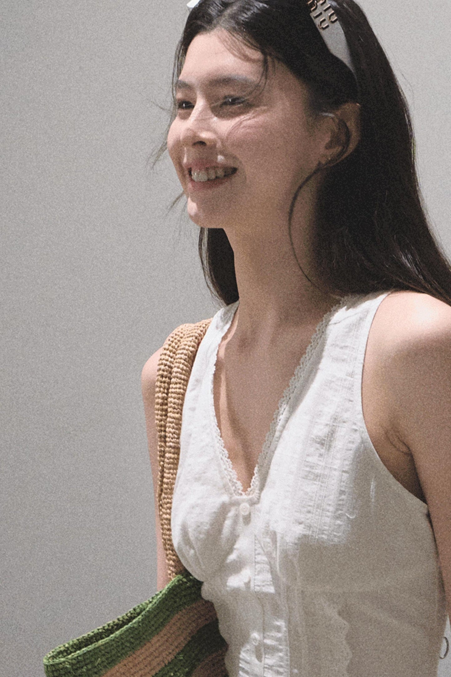 Ruffled V-Neck Camisole