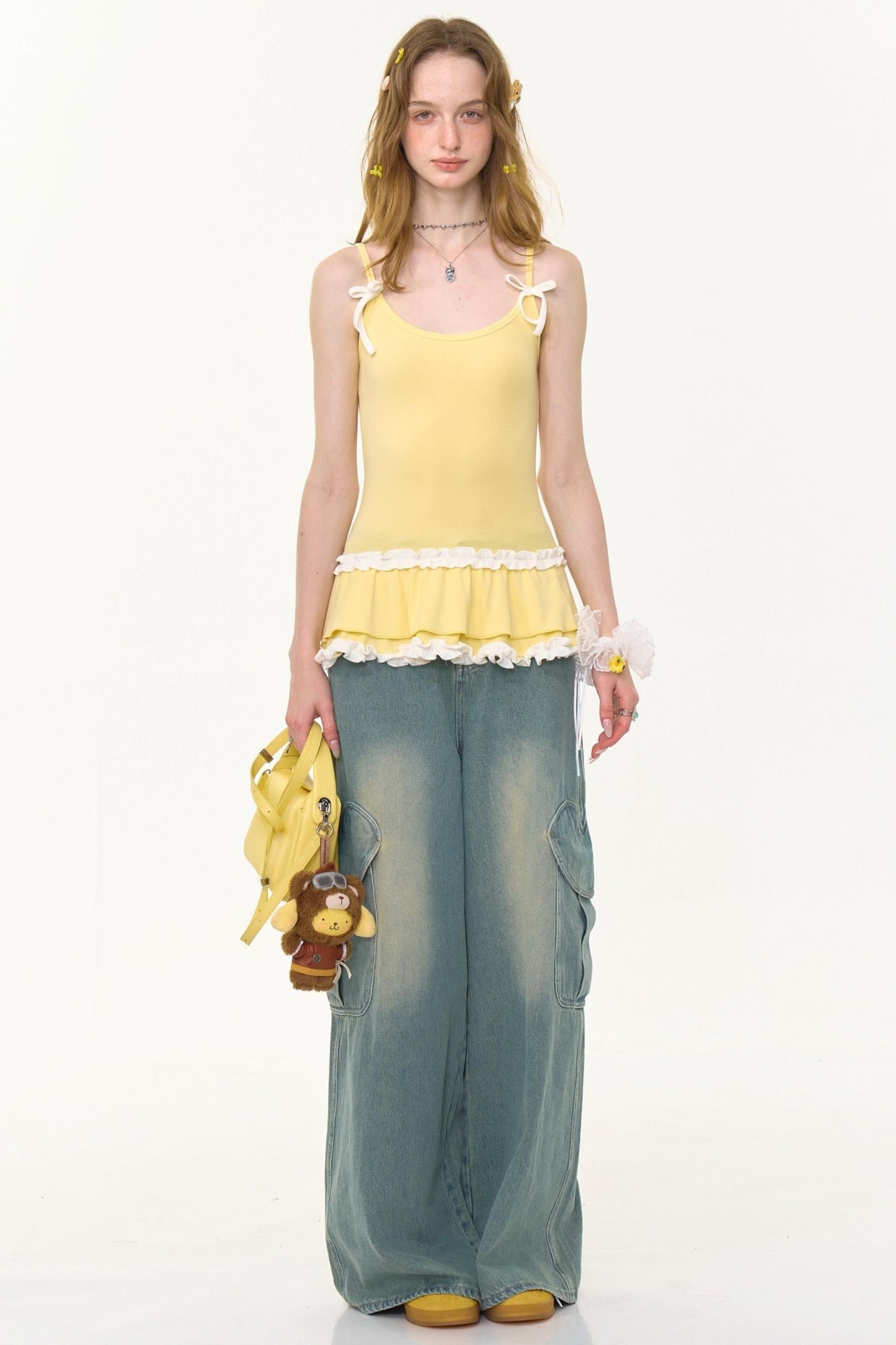 Summer Lace Knit Camisole