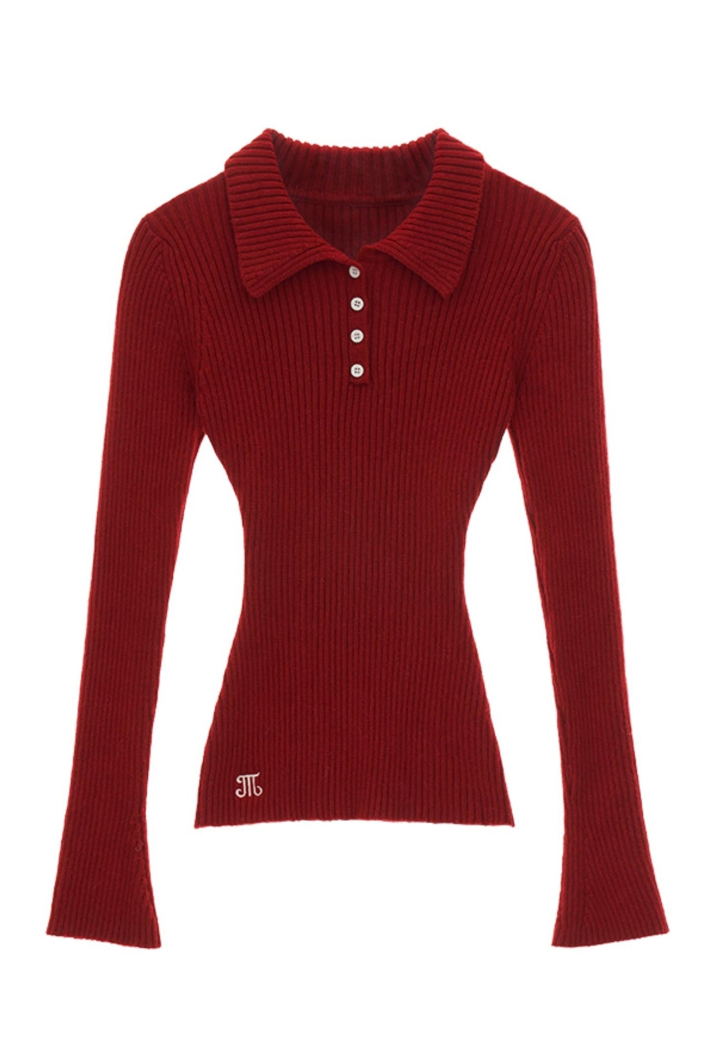 A Long Sleeve Polo Vest Top