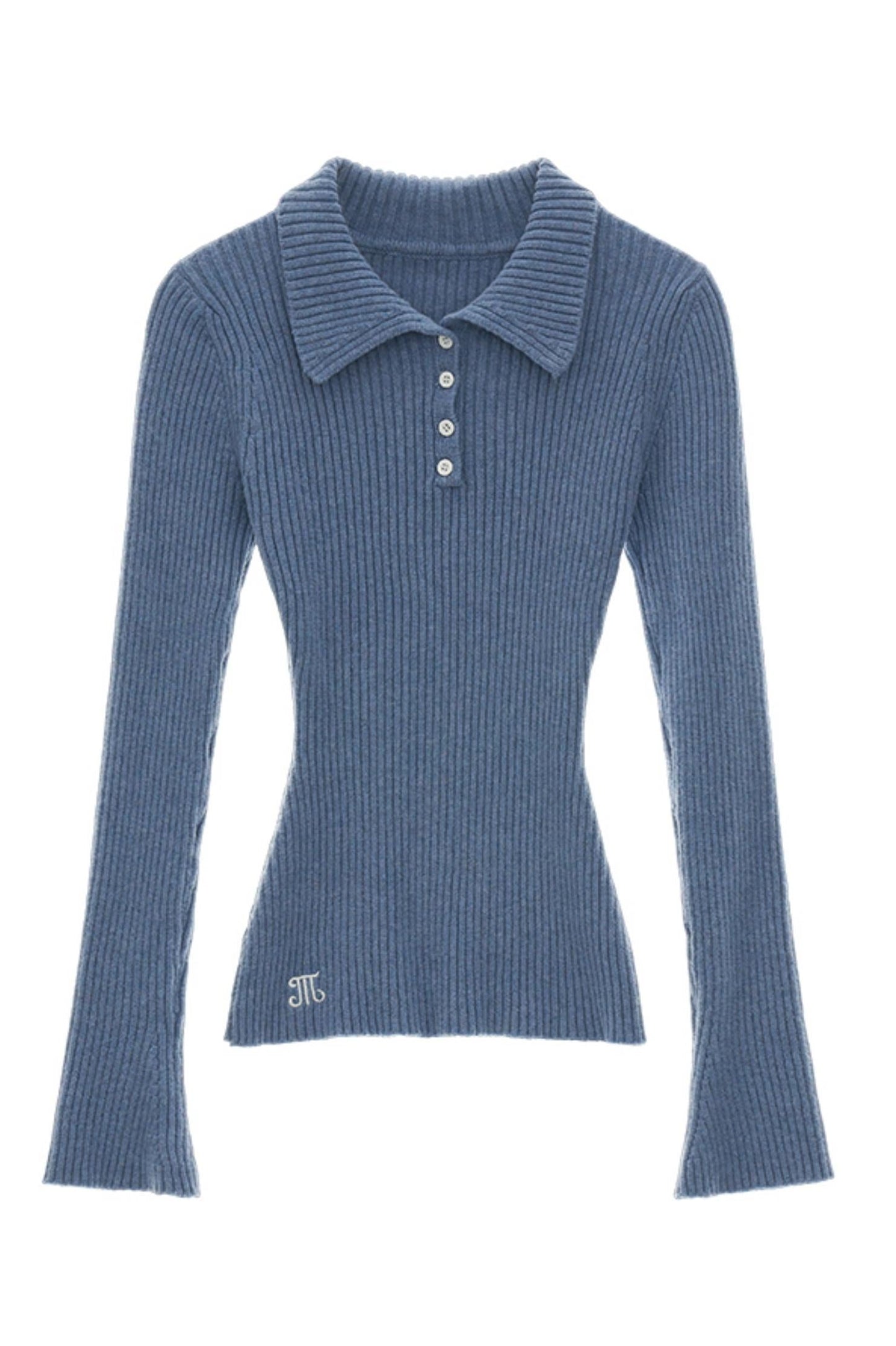 A Long Sleeve Polo Vest Top