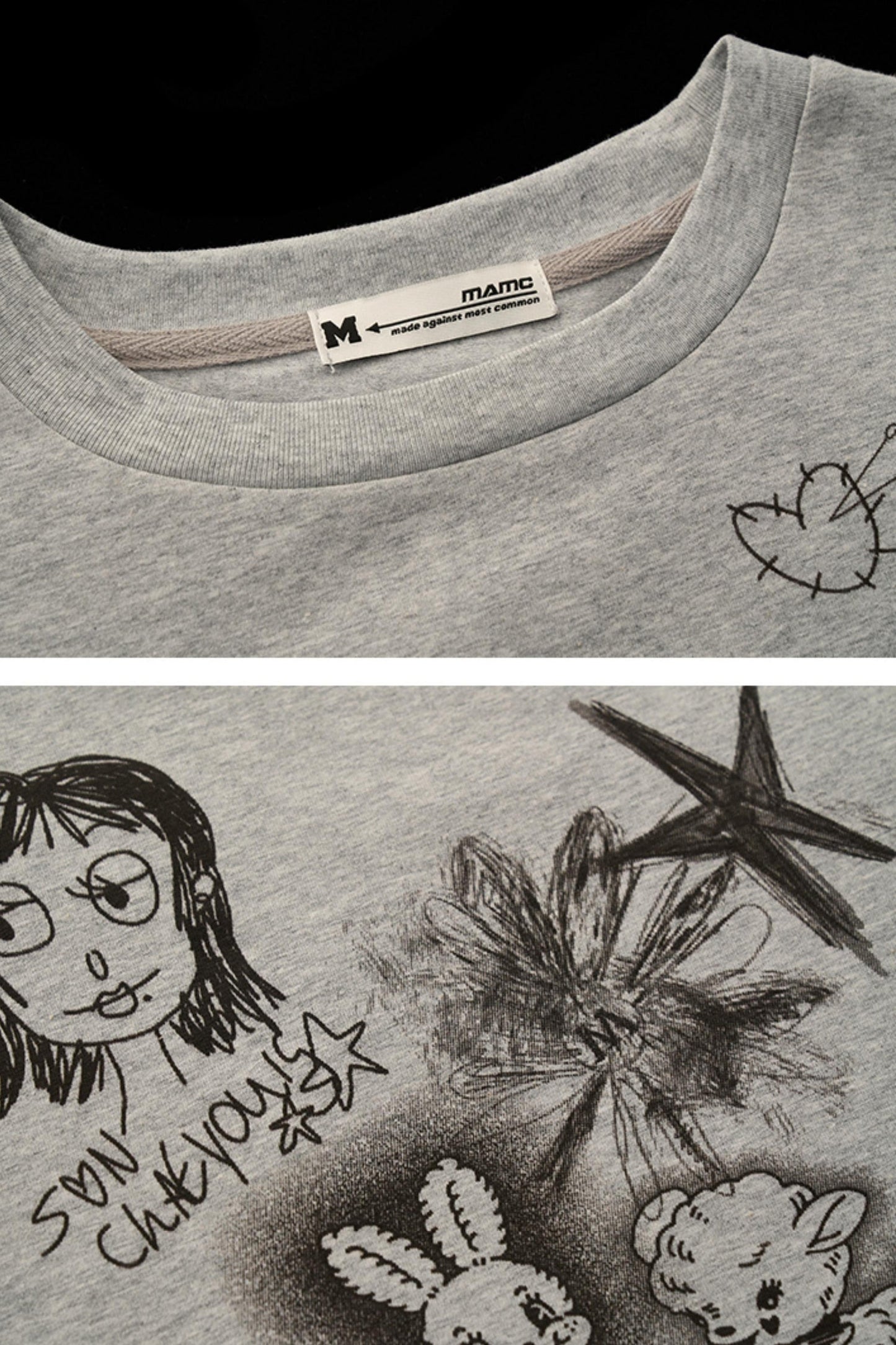 Sweet Graffiti Slim Fit Top