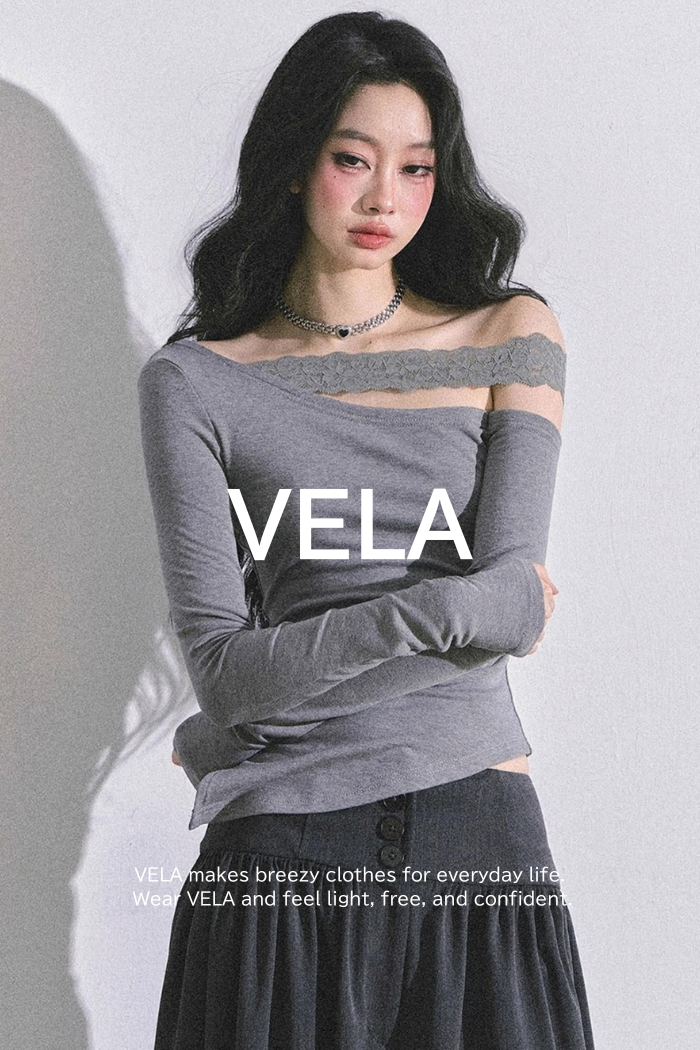 バーバリック レース オフショルダー トップス | VELA