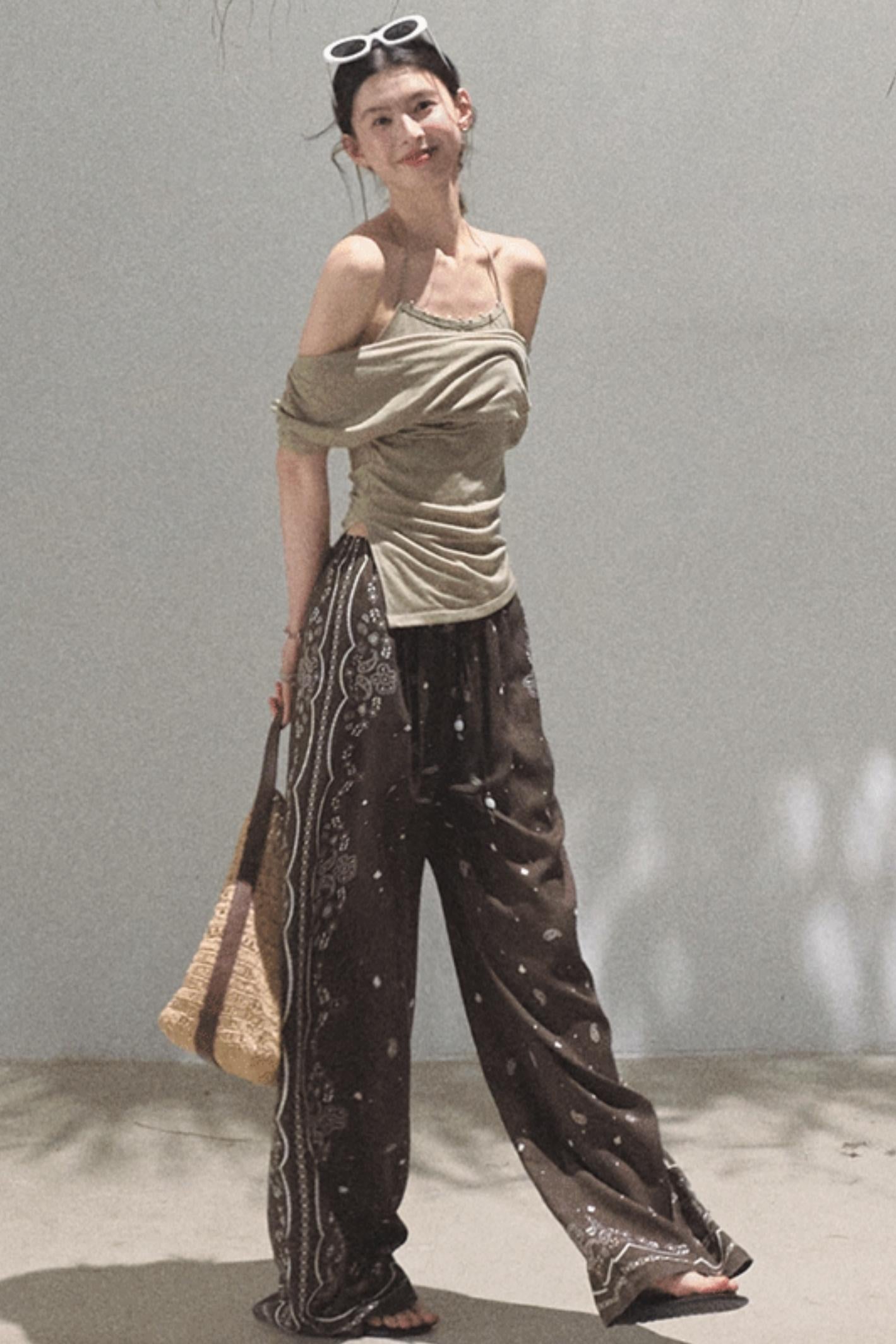 Desert One-Shoulder Top