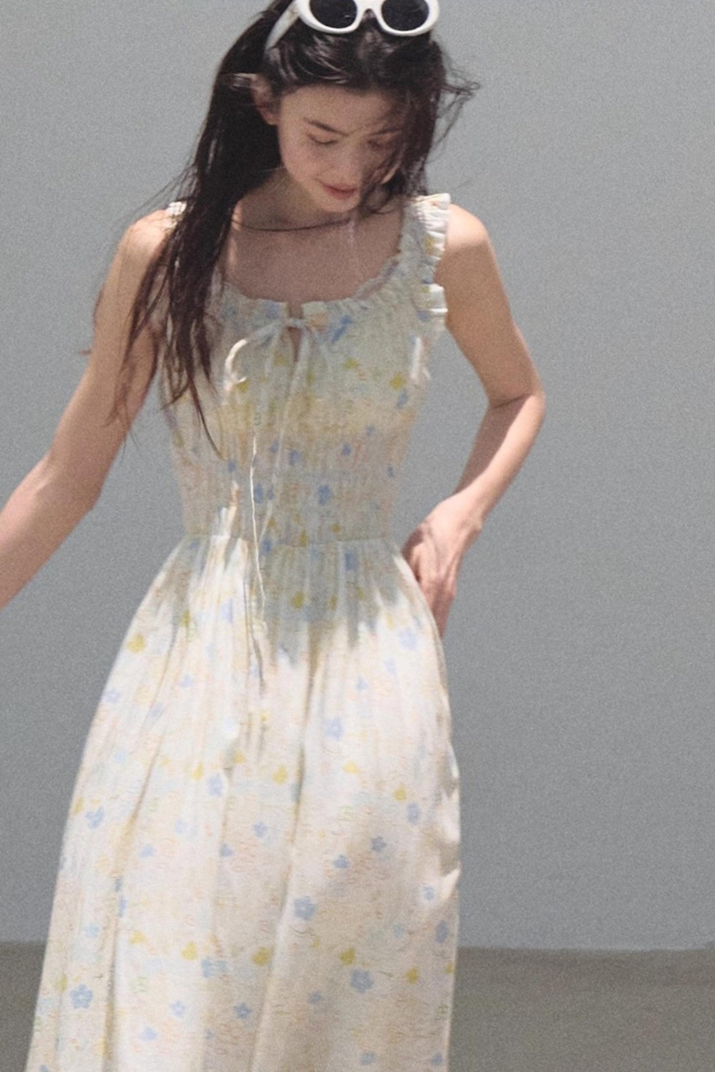 Bubbling Soda Printed Slip Dress