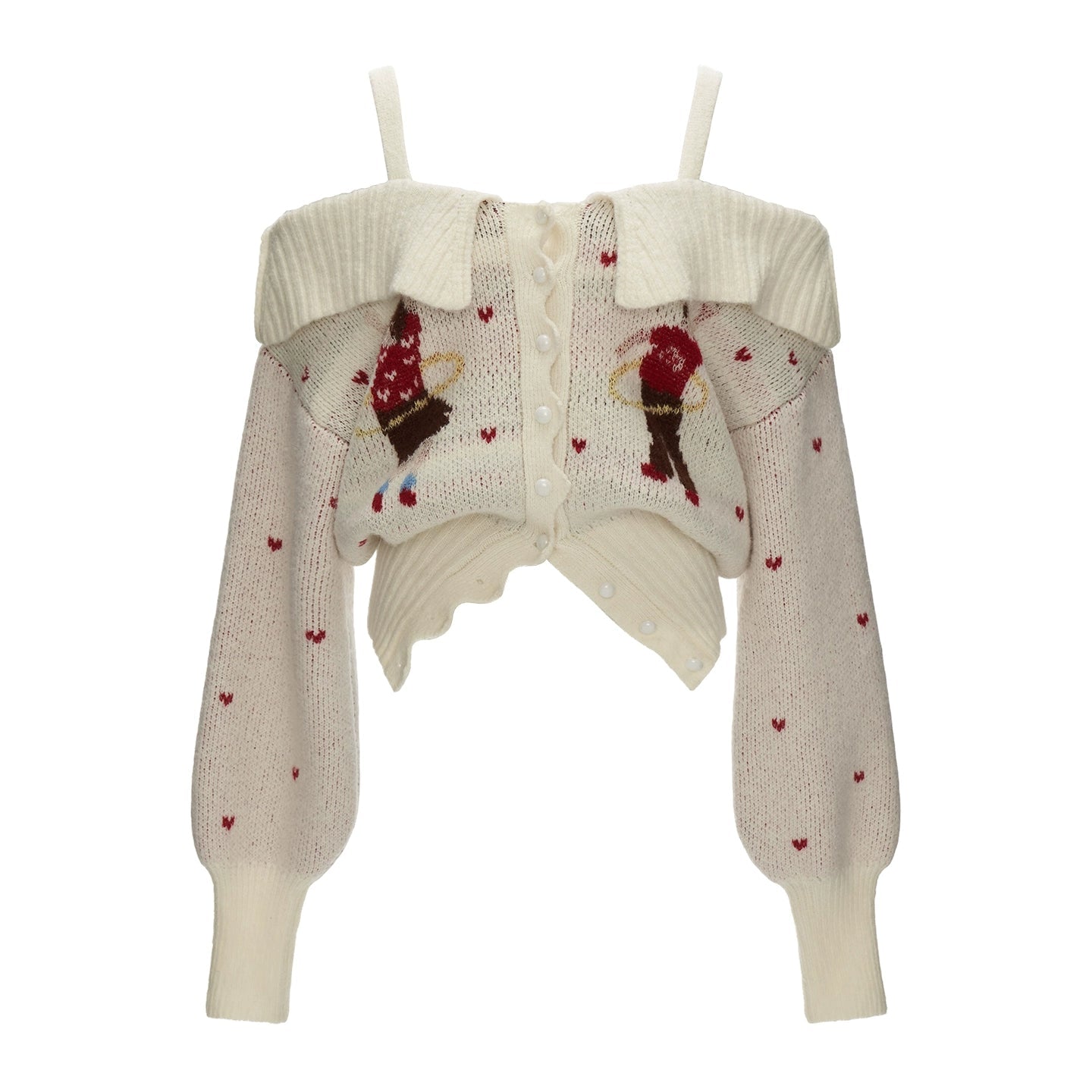 Long-Sleeved Knit Top