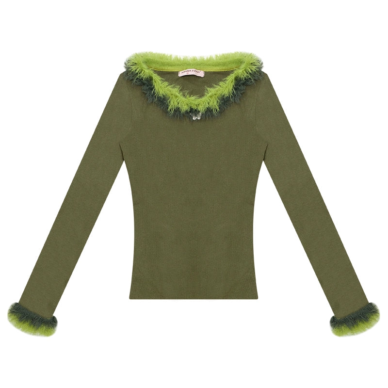 美式复古针织毛衣