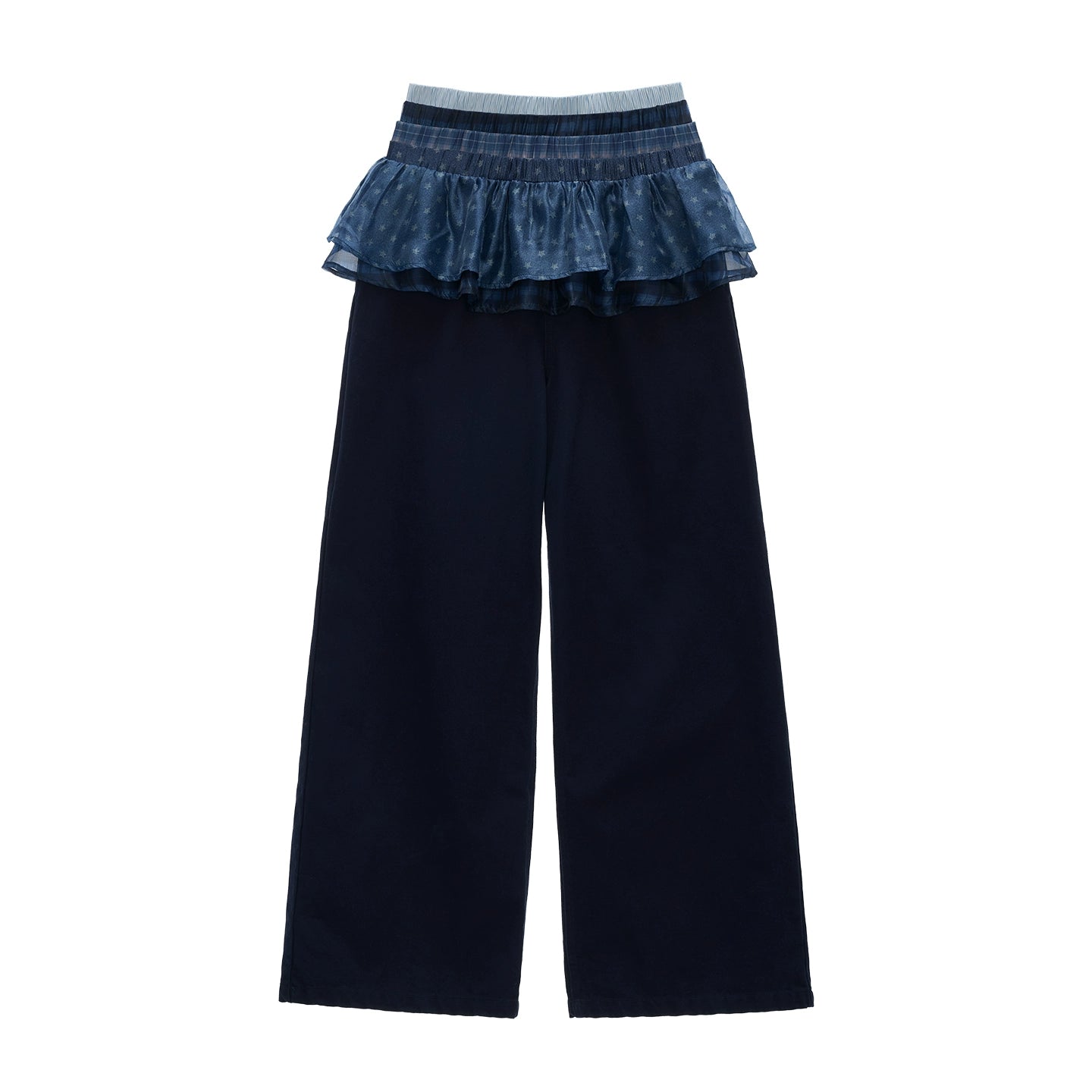 Layered Multi-Waisted Trousers