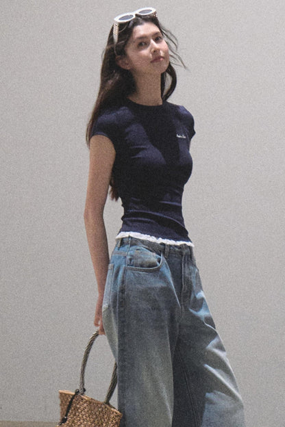 Antibacterial Lace Tee