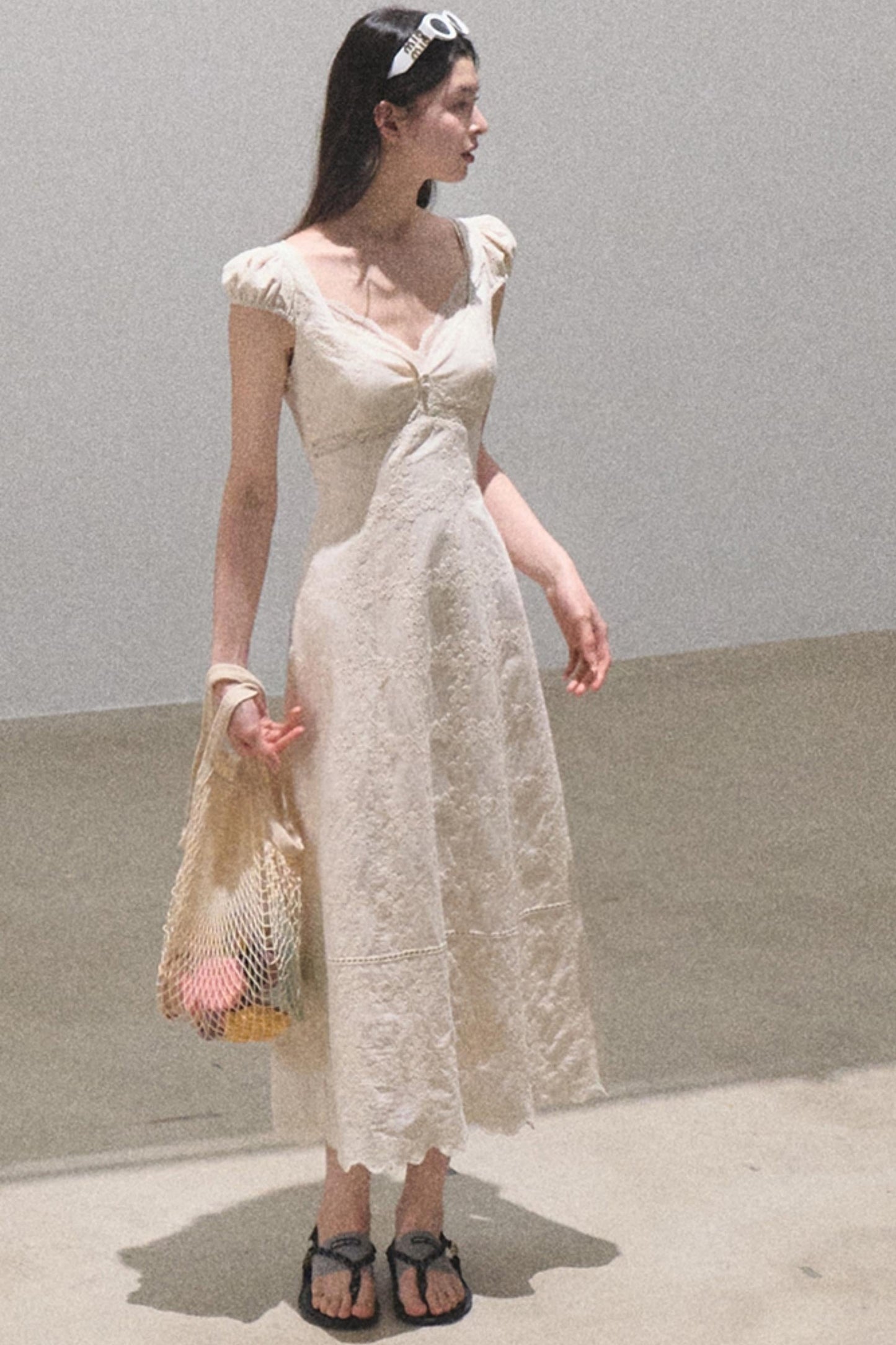 Bohemian Floral Embroidered Dress