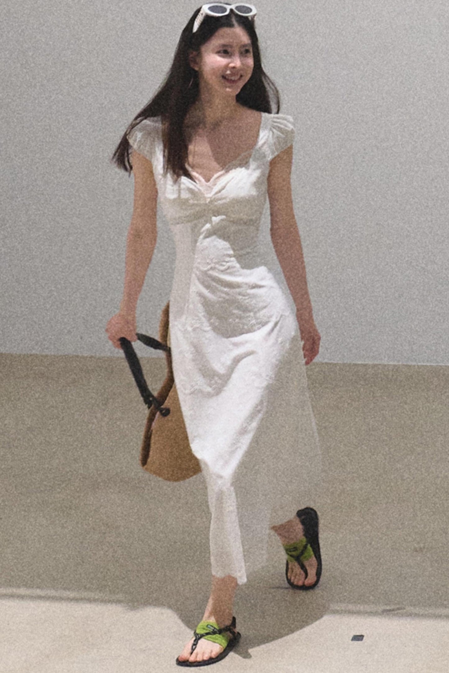 Bohemian Floral Embroidered Dress