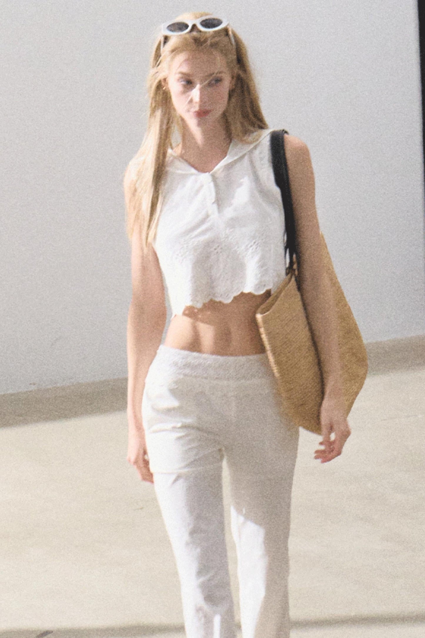 Cotton Tank & Pleated Skirt Set-Up