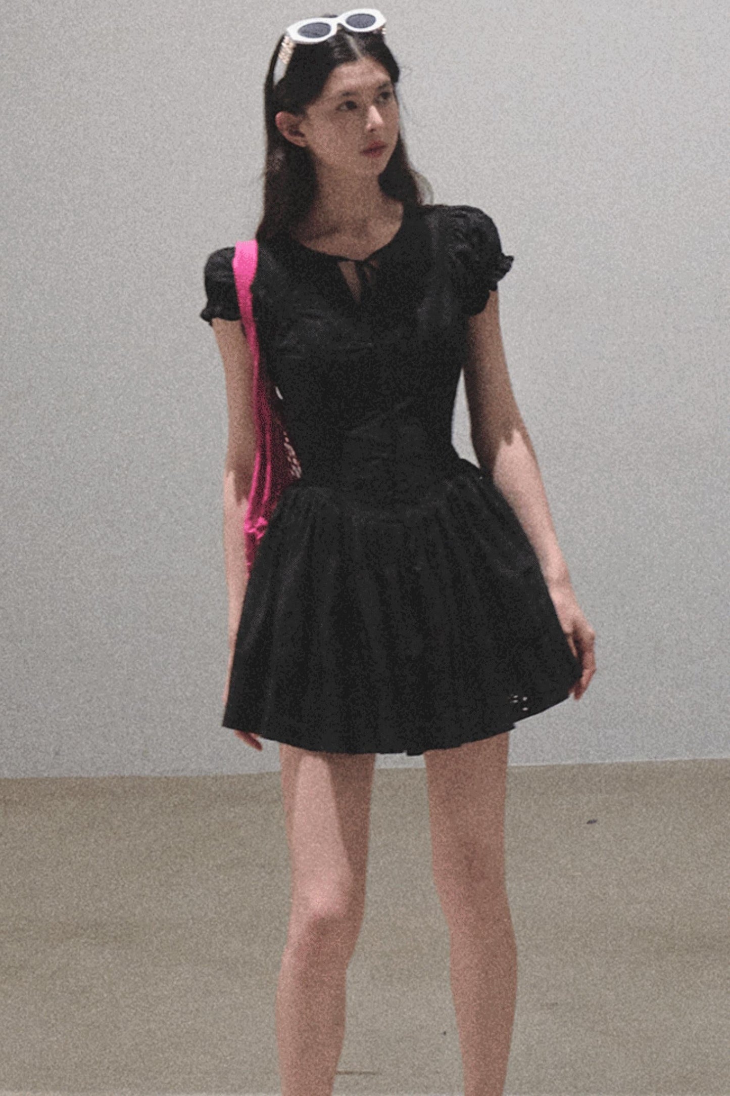 Lovefall Embroidered Cotton Tea Dress