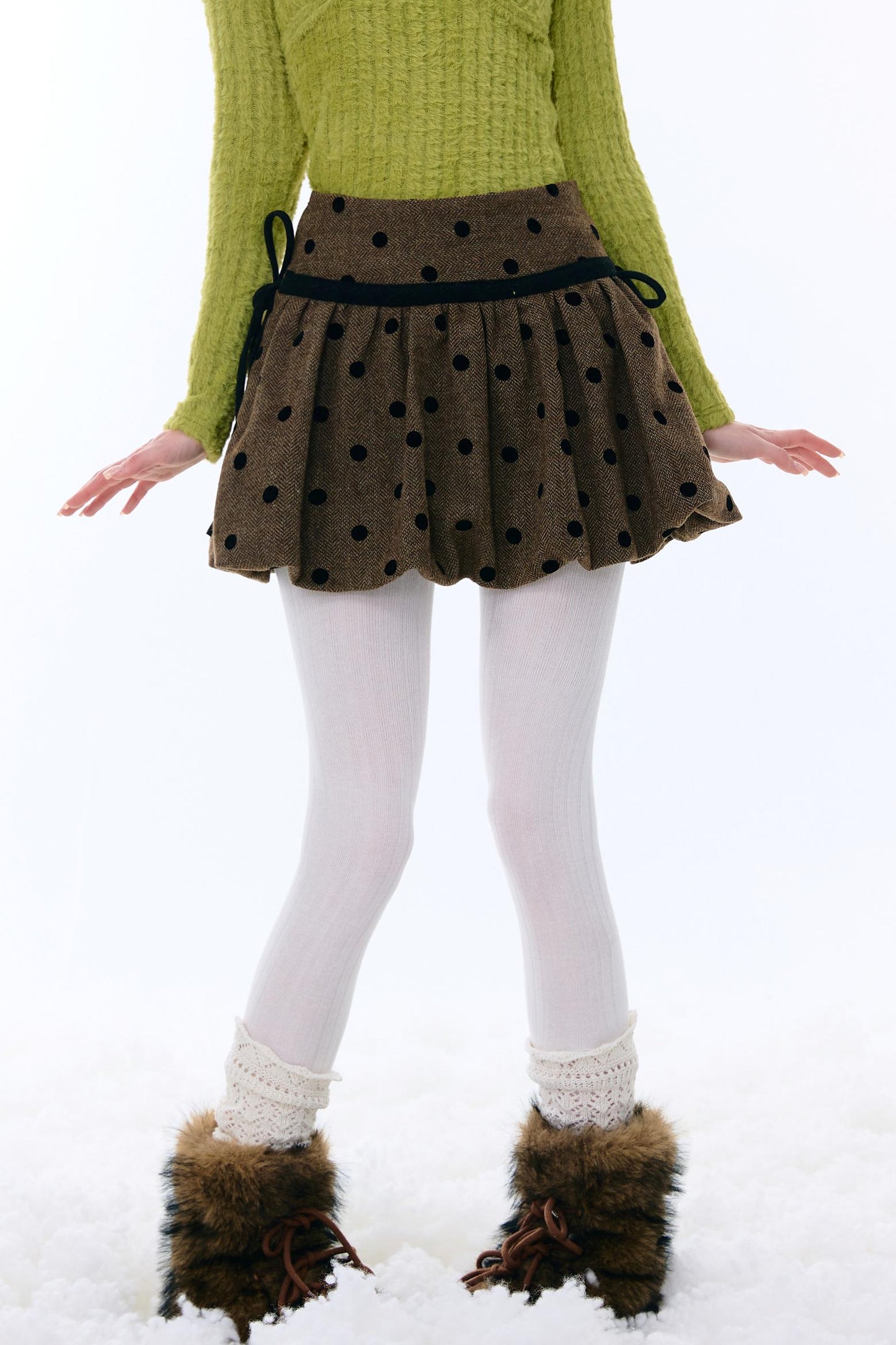 Retro Polka Dot Skirt