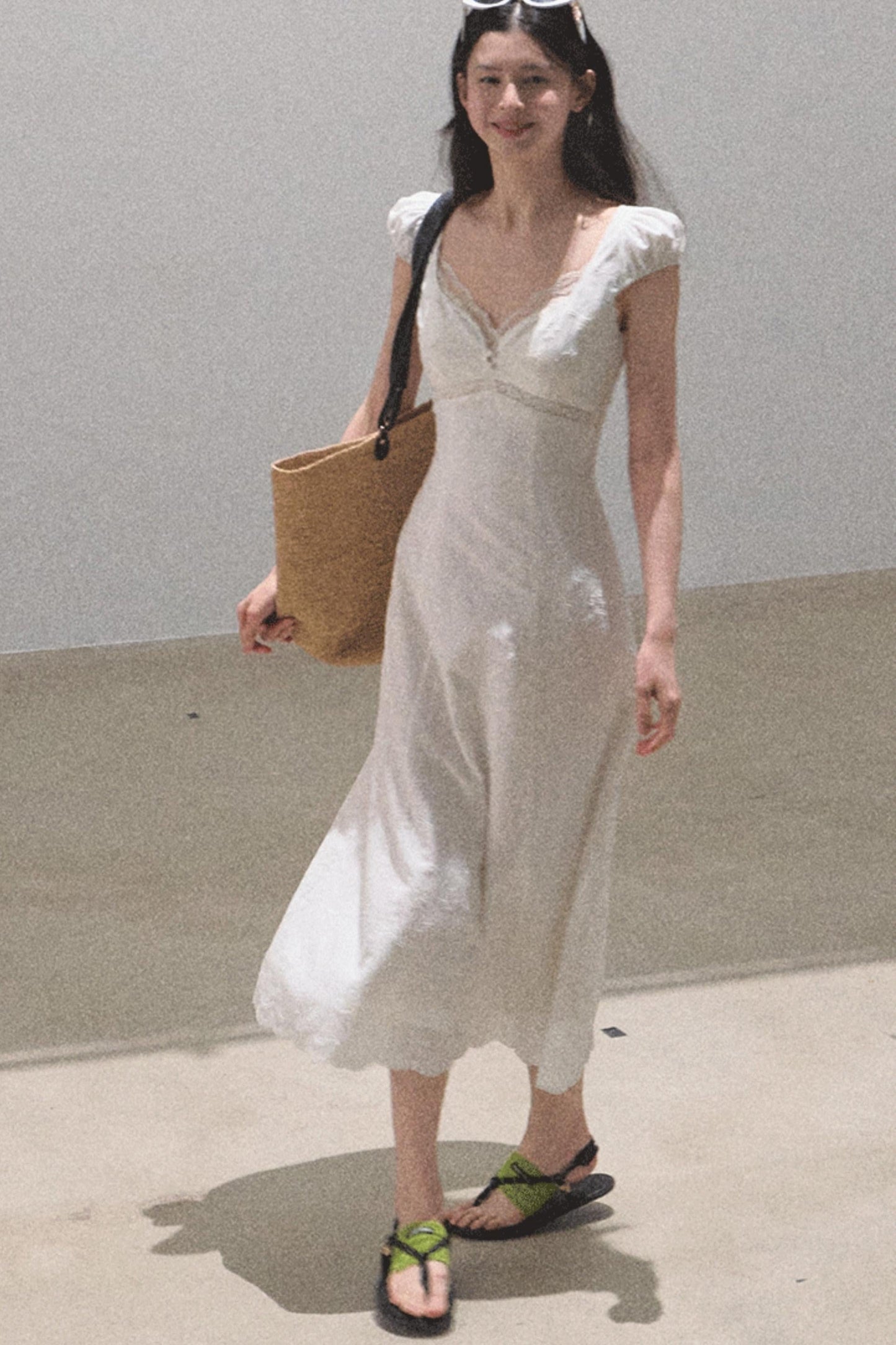 Bohemian Floral Embroidered Dress