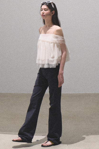 Moonlit Mesh Camisole Top