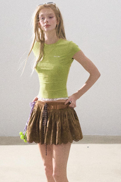 Antibacterial Lace Tee