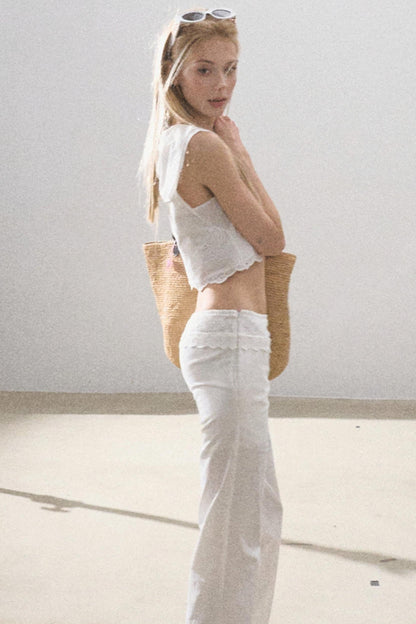 Cotton Tank & Pleated Skirt Set-Up