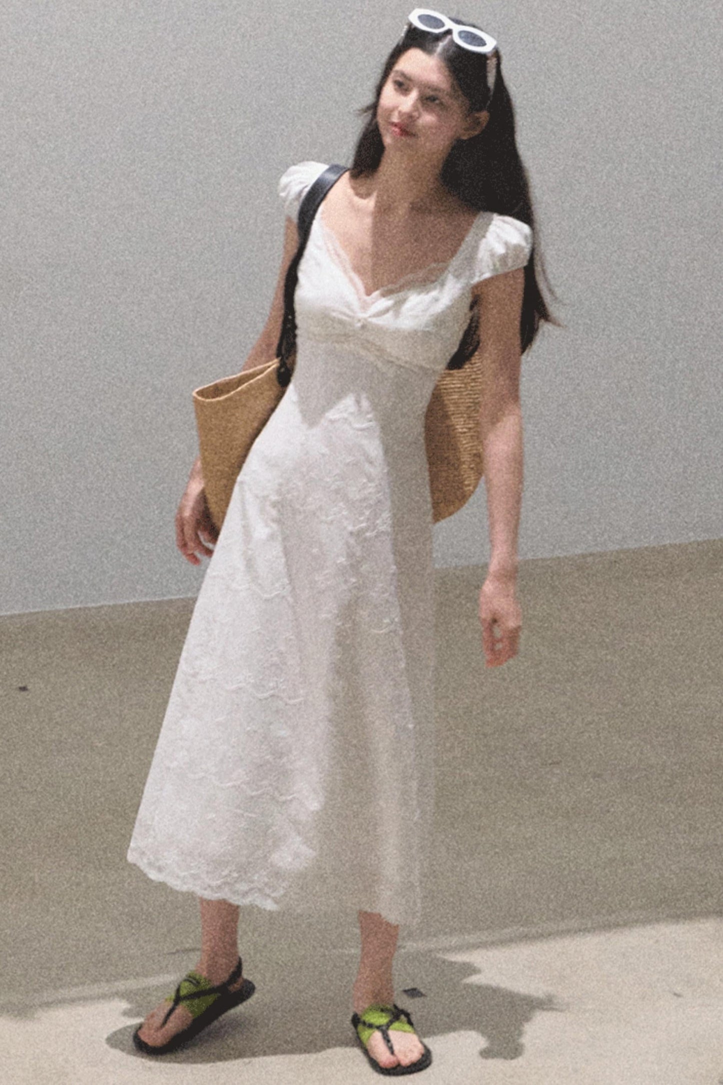 Bohemian Floral Embroidered Dress