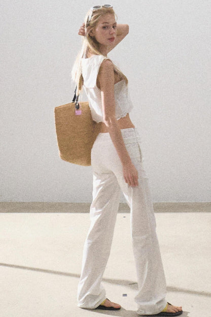 Cotton Tank & Pleated Skirt Set-Up