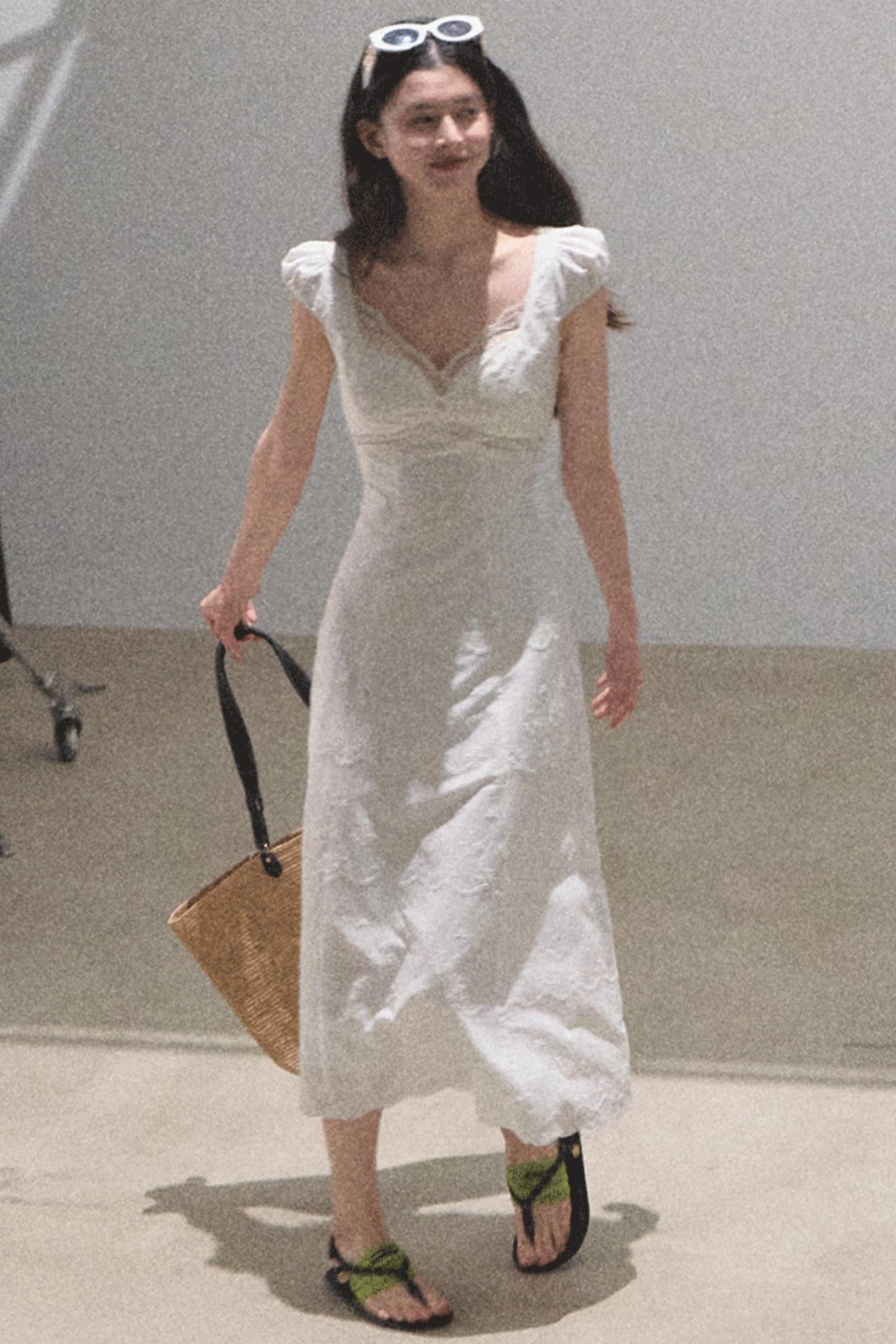 Bohemian Floral Embroidered Dress