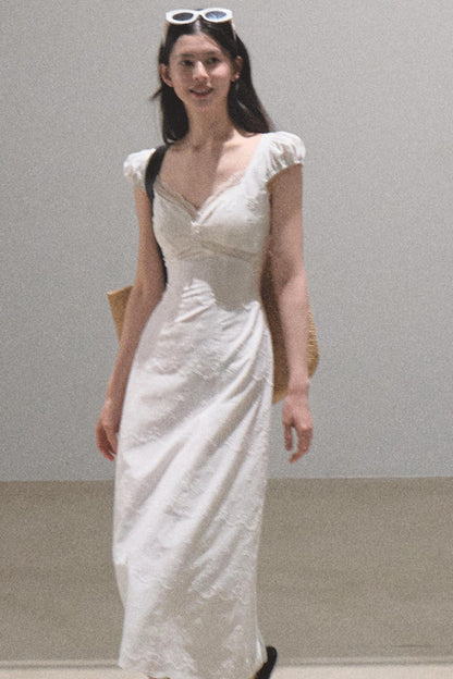 Bohemian Floral Embroidered Dress