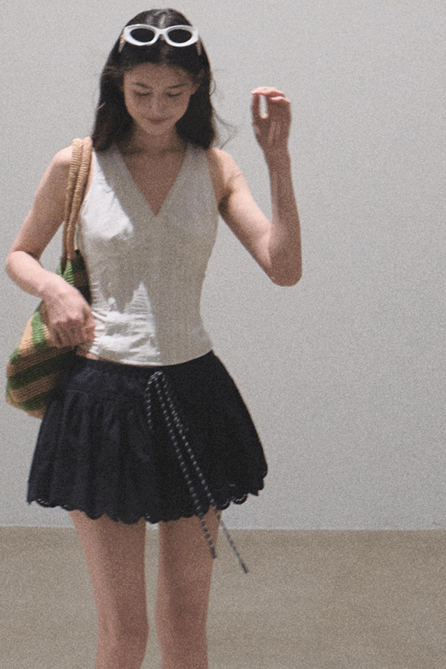 Ruffled V-Neck Camisole