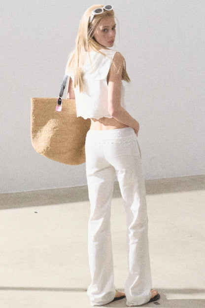 Cotton Tank & Pleated Skirt Set-Up