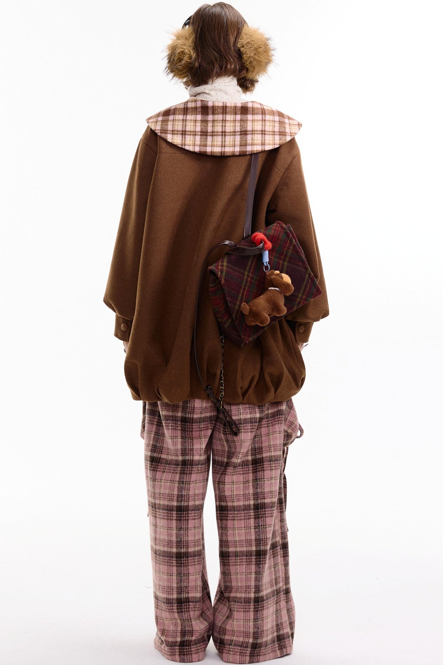 Autumn Doll Brown Woolen Coat