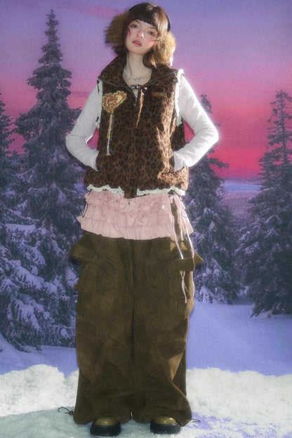 Autumn Retro Bow High Waist Slimming Trousers