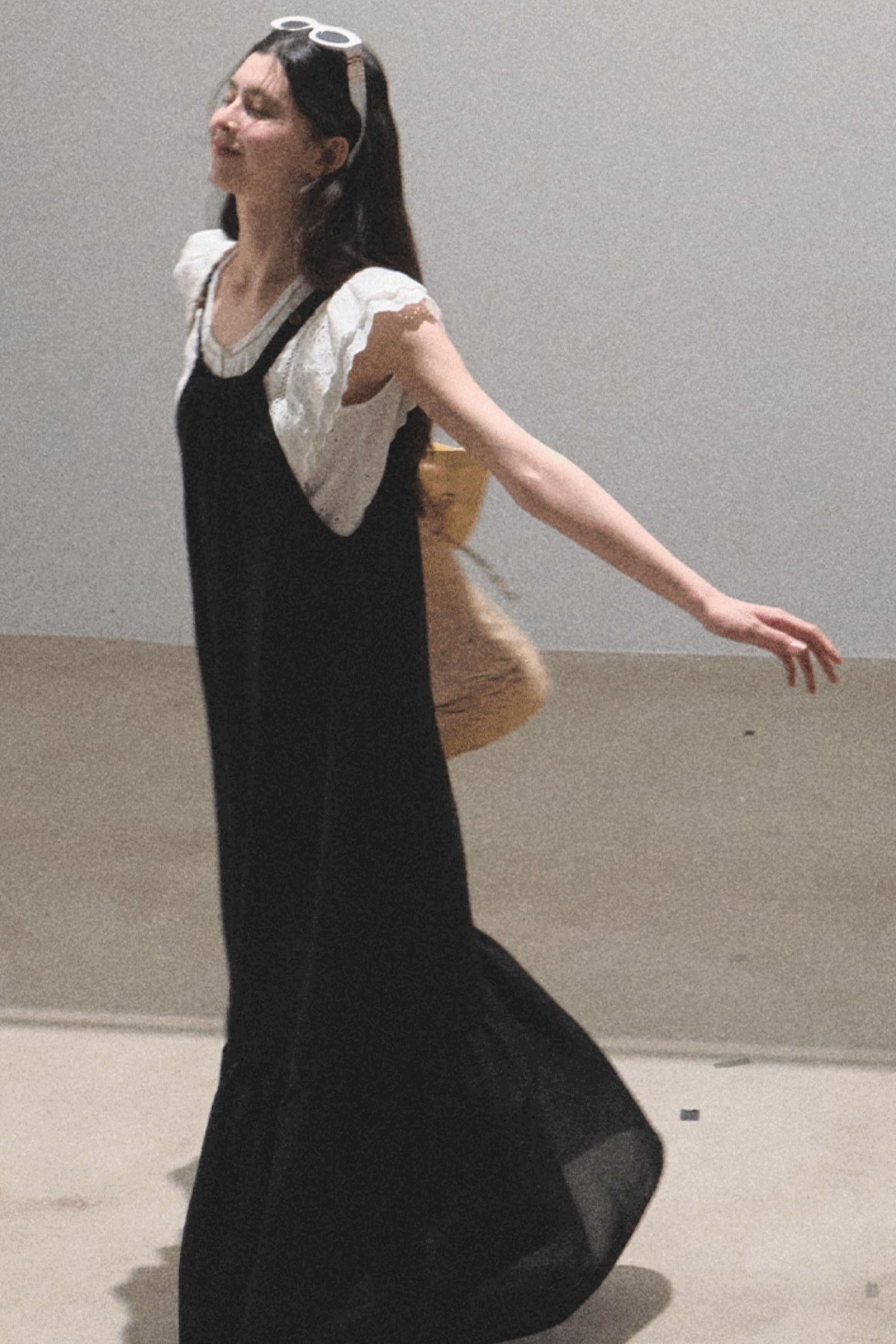 Fruitful Elegance Halter Dress