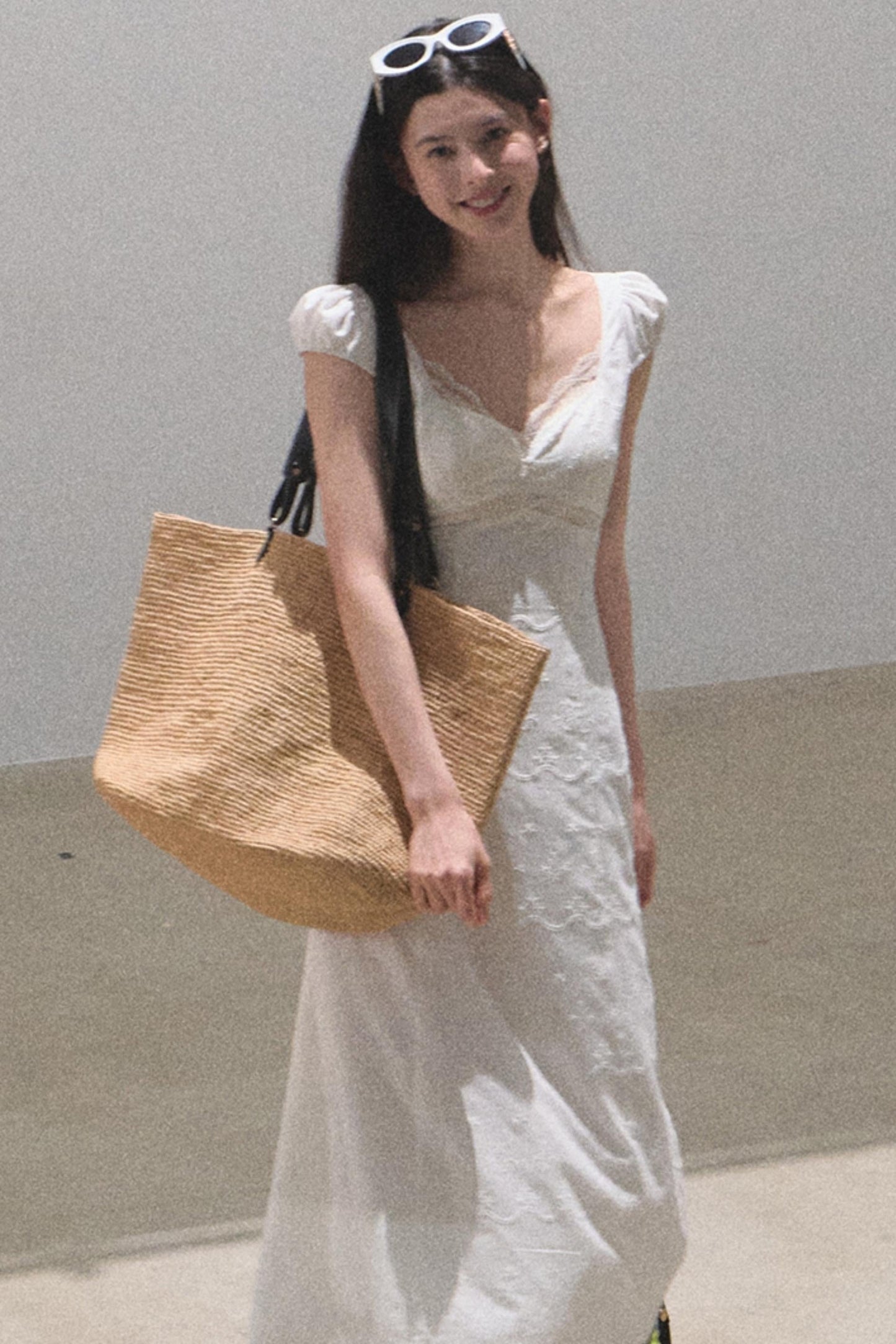 Bohemian Floral Embroidered Dress