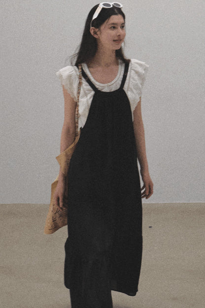 Fruitful Elegance Halter Dress