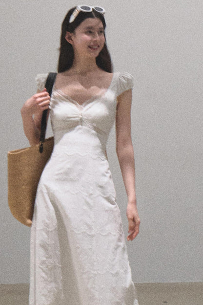 Bohemian Floral Embroidered Dress