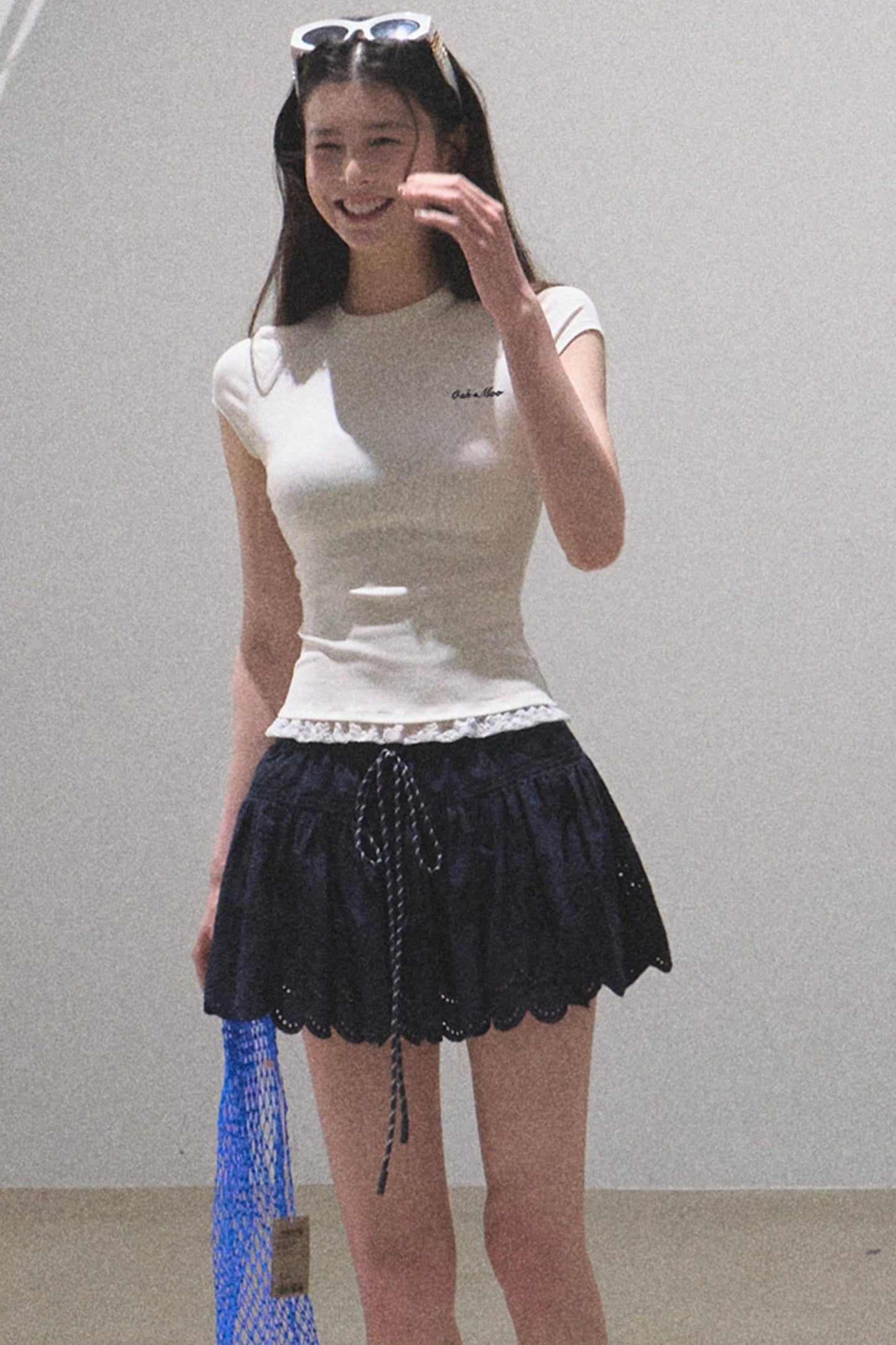 Antibacterial Lace Tee