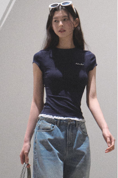 Antibacterial Lace Tee