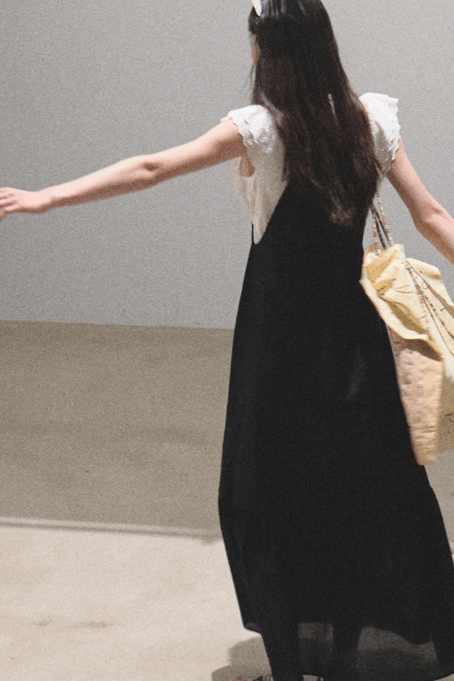 Fruitful Elegance Halter Dress