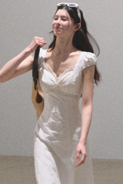 Bohemian Floral Embroidered Dress