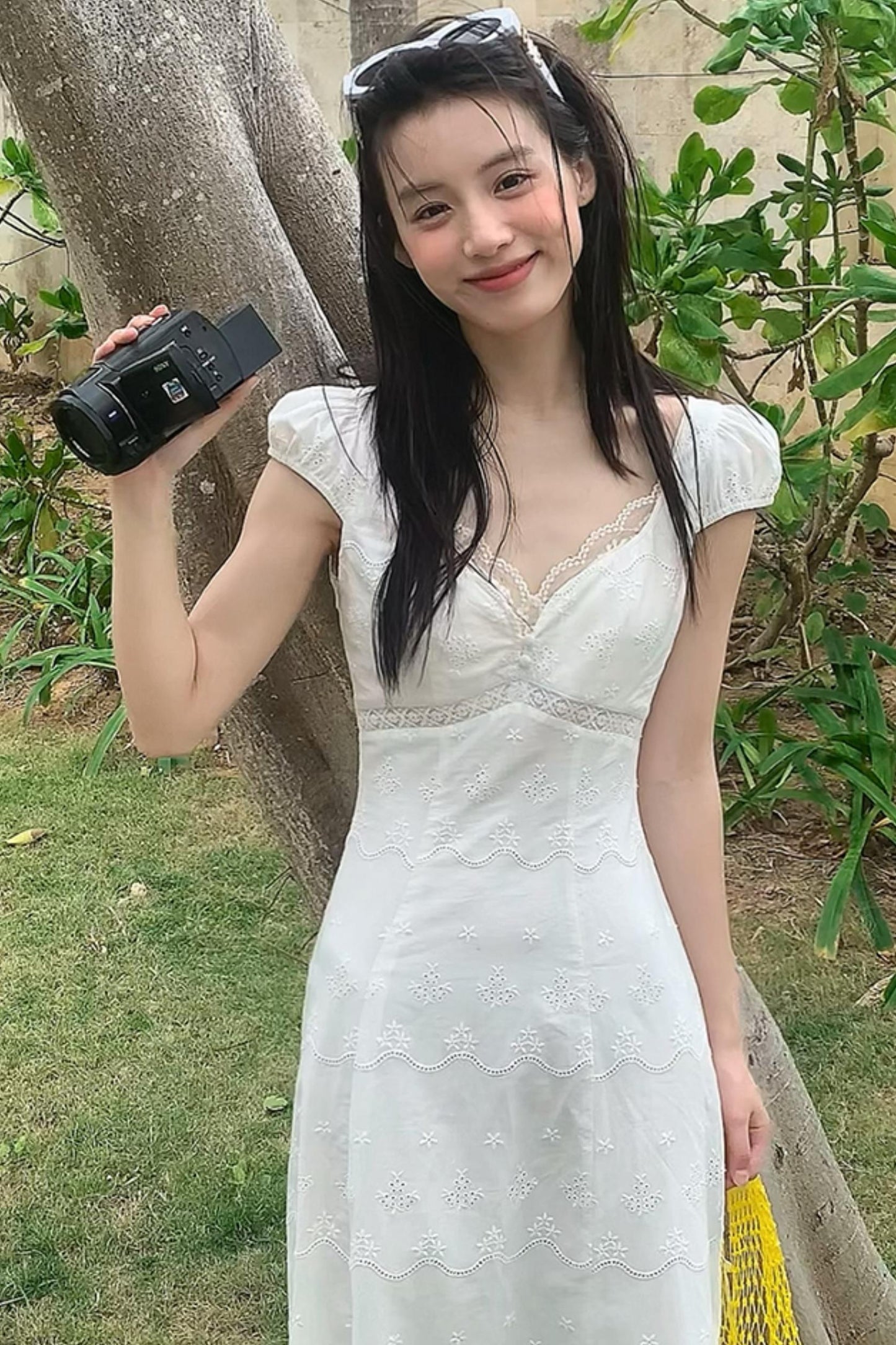 Bohemian Floral Embroidered Dress