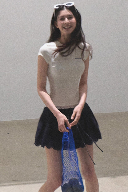 Antibacterial Lace Tee