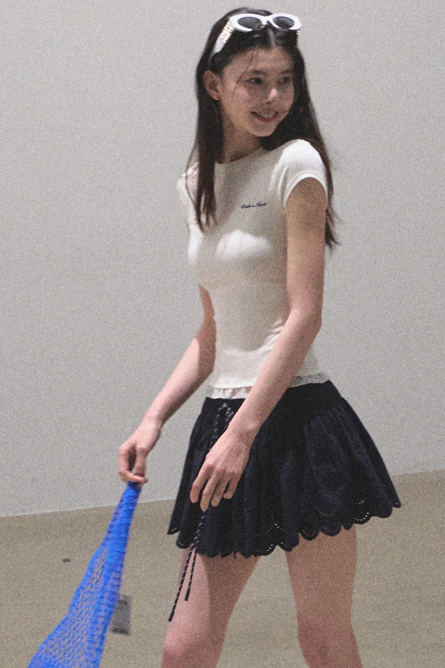 Antibacterial Lace Tee