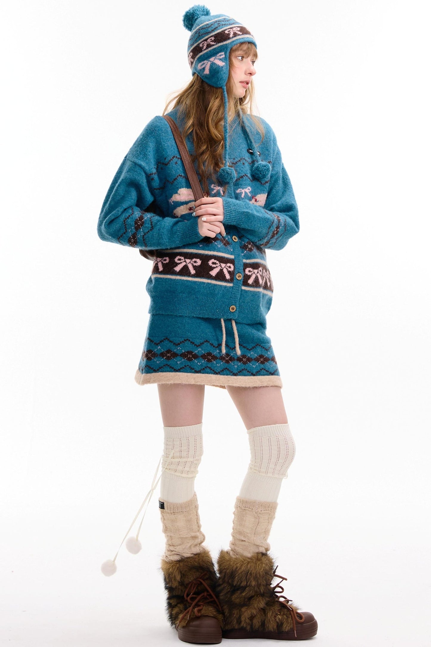 Autumn Vintage Rabbit Cardigan