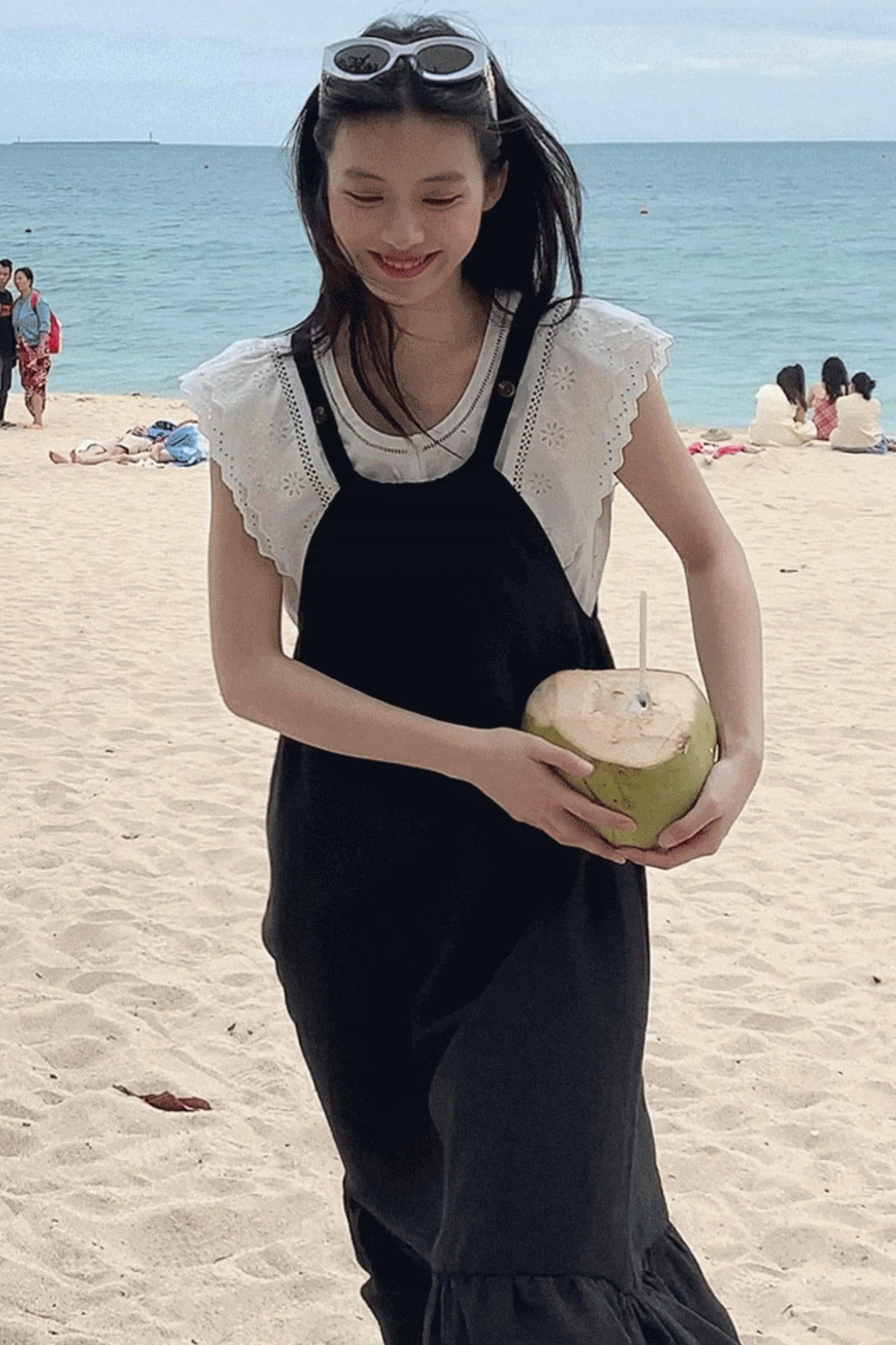 Fruitful Elegance Halter Dress