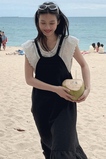 Fruitful Elegance Halter Dress