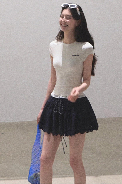 Antibacterial Lace Tee