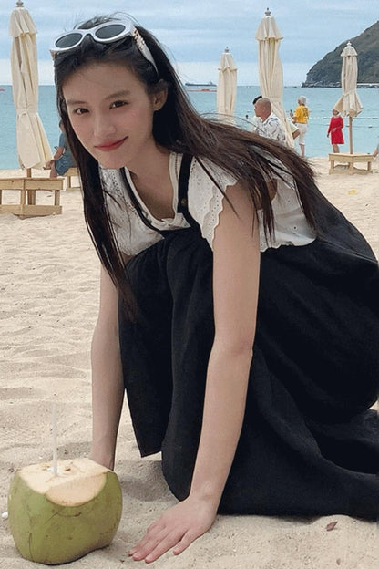 Fruitful Elegance Halter Dress