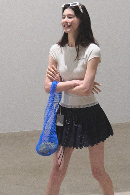 Antibacterial Lace Tee