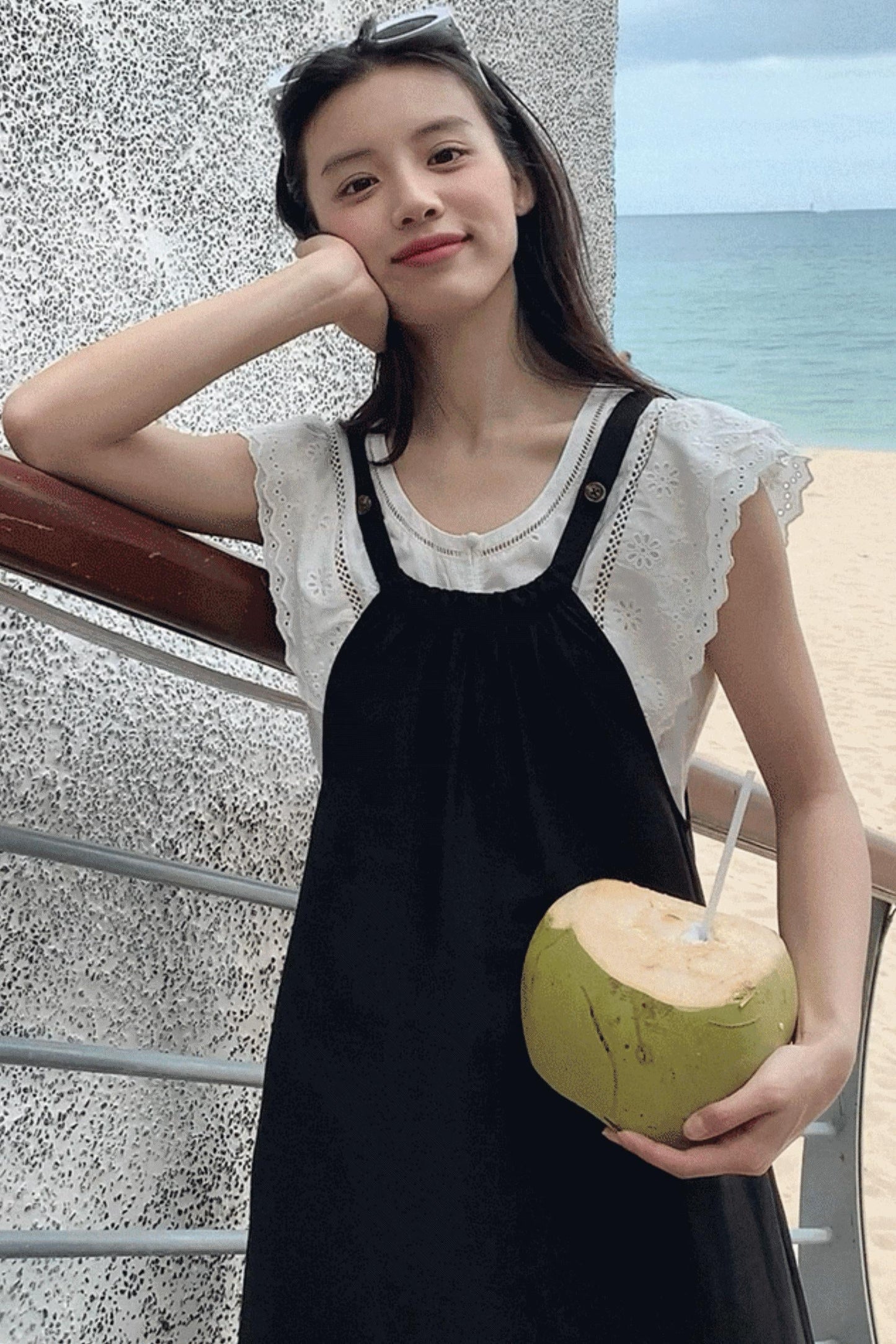 Fruitful Elegance Halter Dress