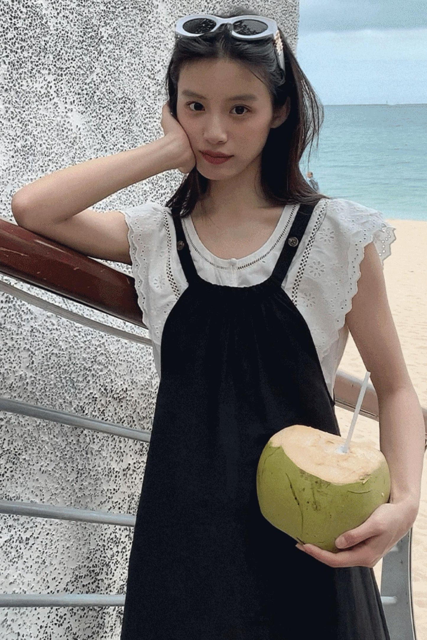 Fruitful Elegance Halter Dress