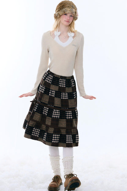 Bow Halter Knitted Top