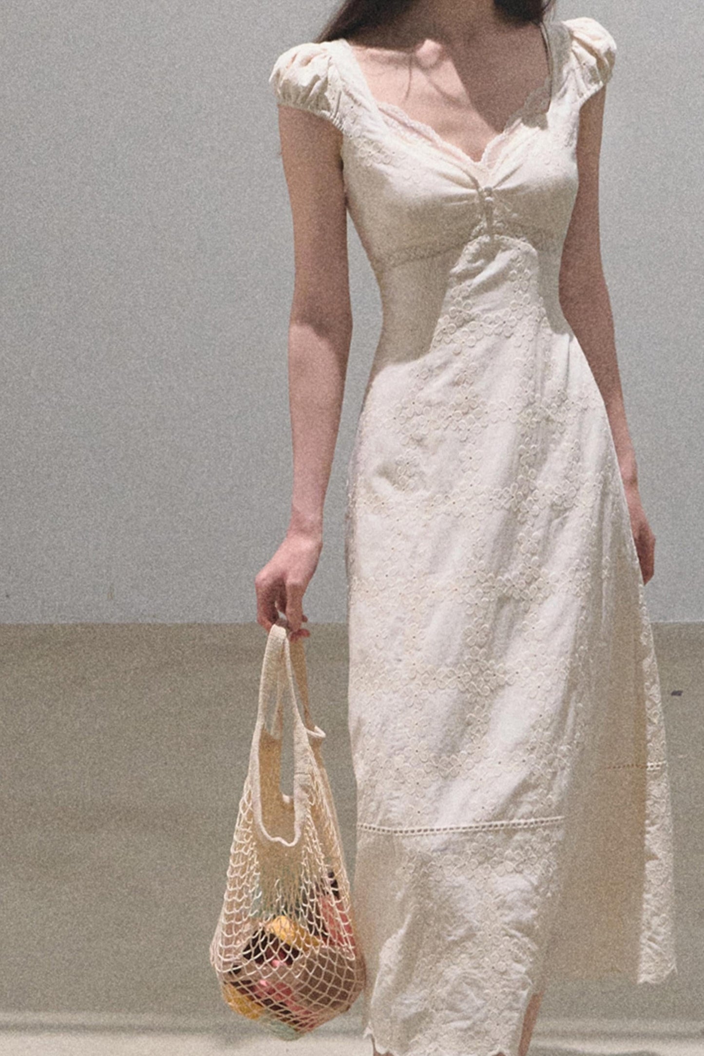 Bohemian Floral Embroidered Dress